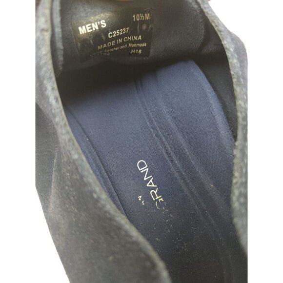 Size 10.5M COLE HAAN 2.Zerogrand Plain Toe Oxford Marine Blue Suede Ivory C25237 main image 7